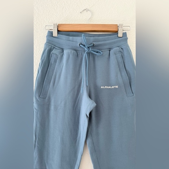Alphalete Women's Essential Core Joggers Size  XS Denim Blue - NEW Cotton Blend - Picture 7 of 9